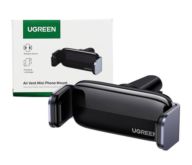 UGREEN Uchwyt samochodowy zaciskowy do telefonu LP120 czarny - 1501572 - zdjęcie 2